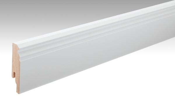 Skirting board 11 PK profile Plain white gloss DF 324