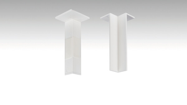 Système d'angles - profilés 9 PK | 19 PK Angle intérieur (autocollant) Blanc 2001