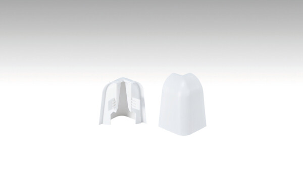 Corner system - 2 PK profile External corner White 2001