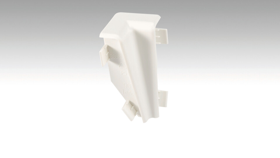 Corner system - 3 PK profile Internal corner White 2001