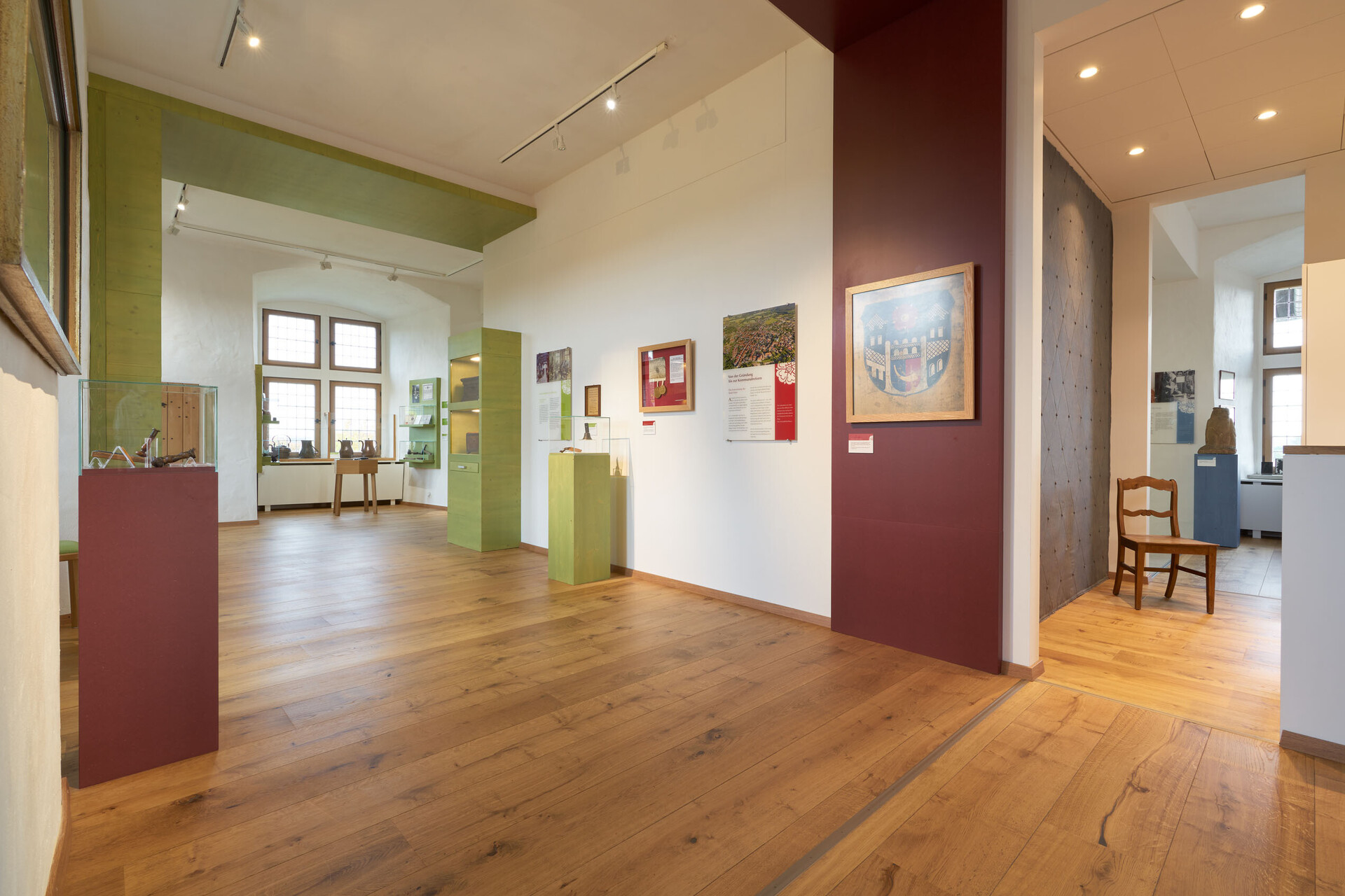 Innenräume Burgmuseum Horn mit Lindura-Holzboden