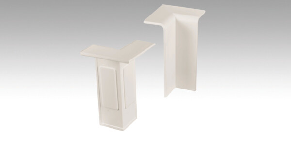 Corner system - 15 MK | 20 PK profiles Internal corner (self-adhesive) White 02001