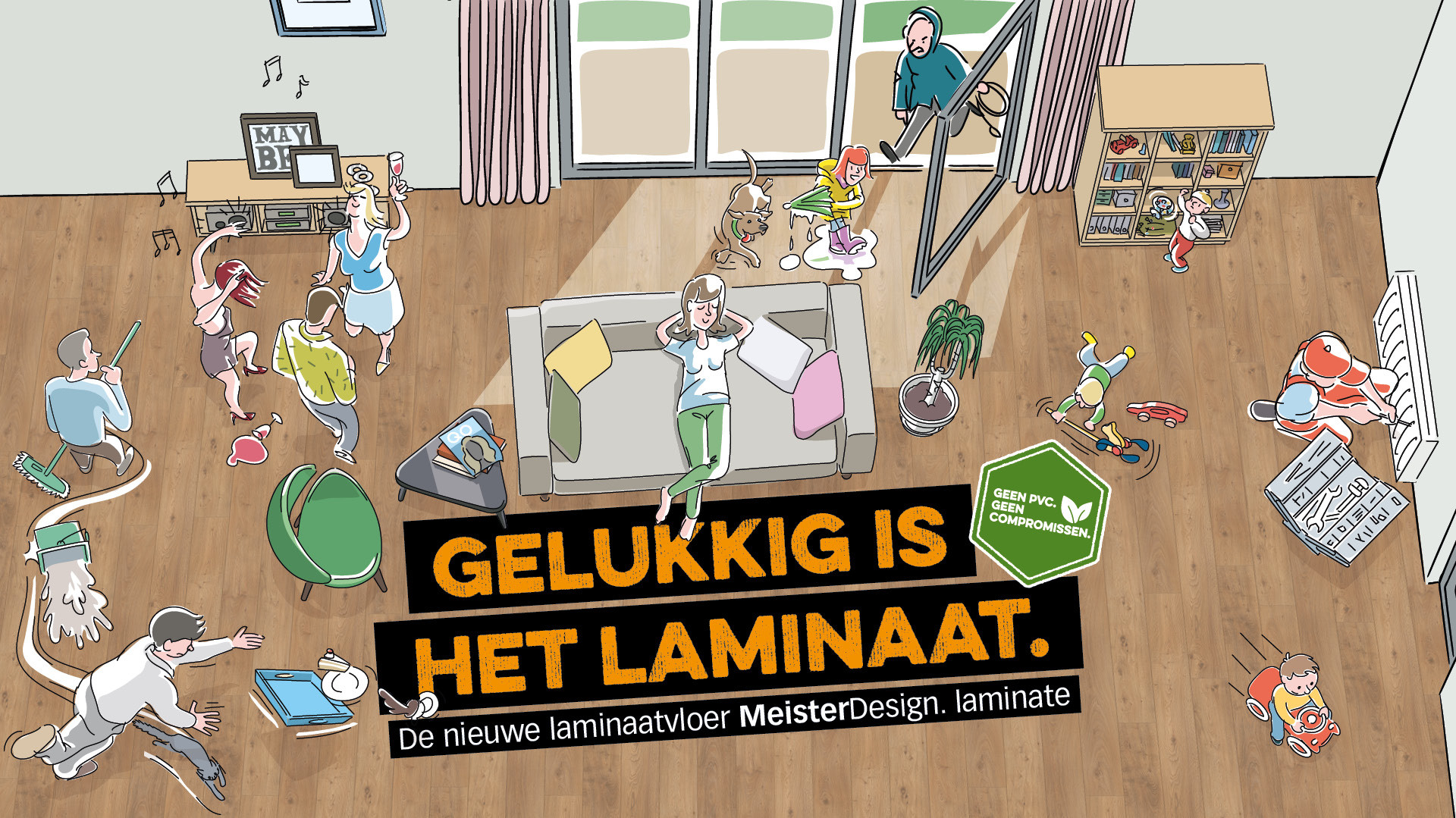 Laminaatvloer de MEISTER