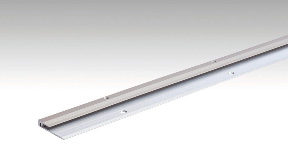 Perfil de remate Tipo 101 (de 2,5 a 7 mm) Superficie de acero inoxidable 00340