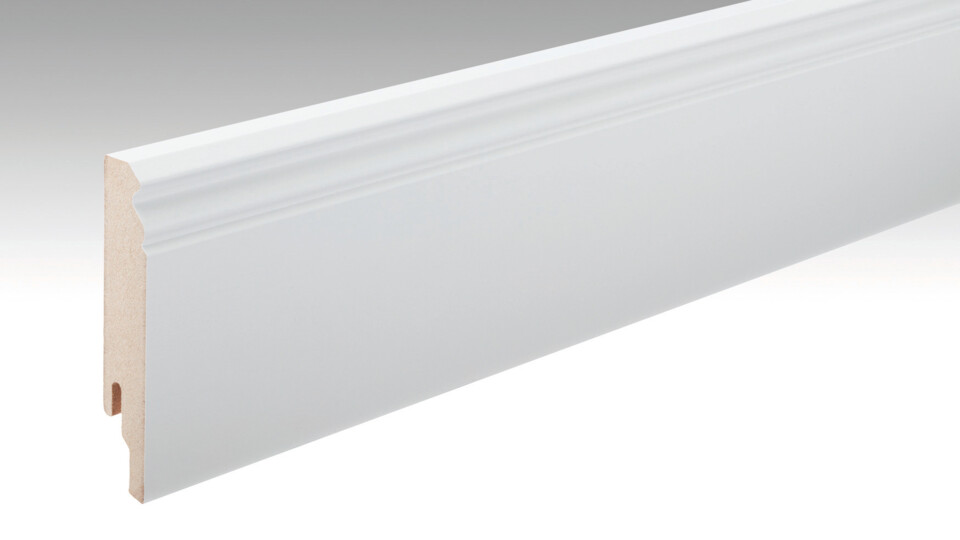 Skirting board 12 PK profile White DF (paintable) 2222