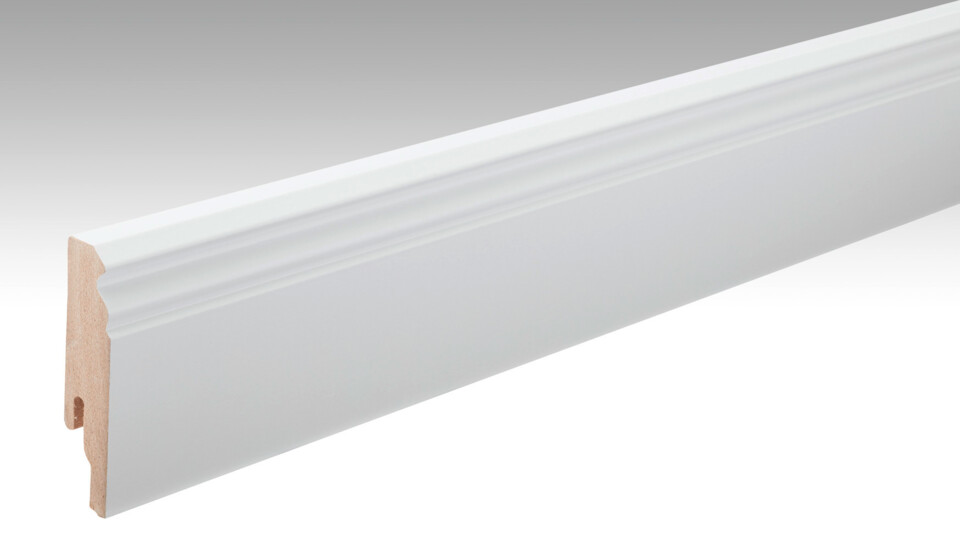 Skirting board 11 PK profile Plain white gloss DF 324