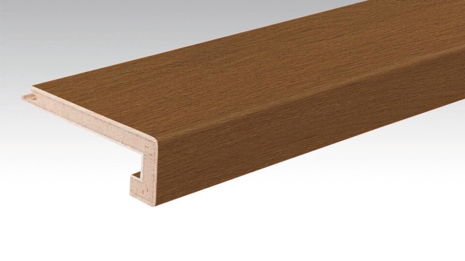 Perfil de cantos de escaleras de parquet Perfil de cantos de escaleras parquet - perfil U Roble auténtico mate 09026 aceitado natural