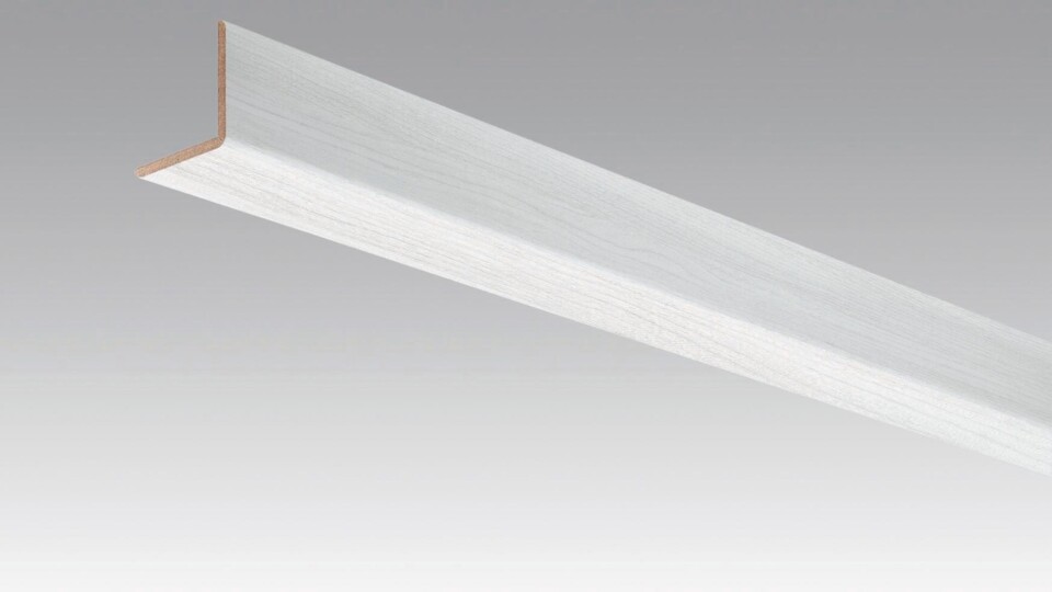 Baguette d'angle large White wood 20106