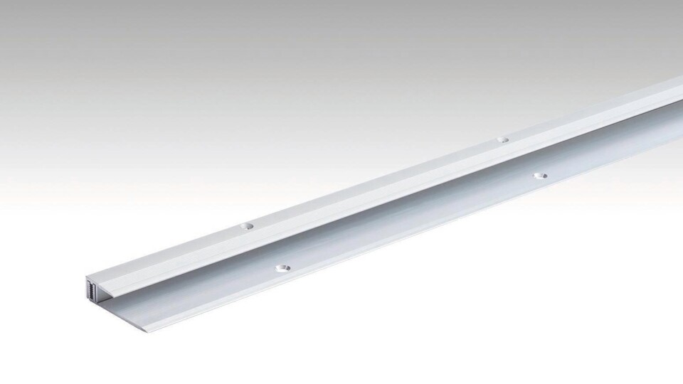 Abschlussprofil Typ 201 (6,5 bis 16 mm) Silber eloxiert 00220