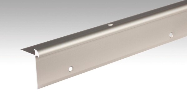 Profilé pour nez de marche Type 5 (de 5 à 6 mm) Surface en acier inoxydable 340