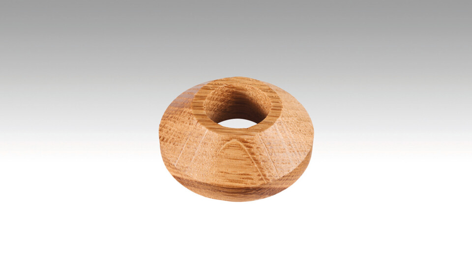 Radiator rosettes Oak 00001