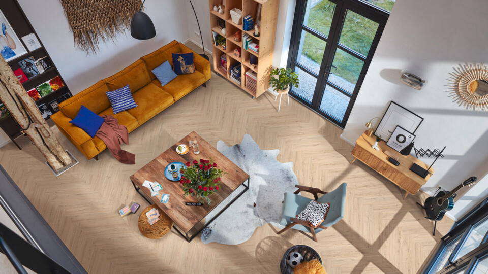 Suelo laminado MeisterDesign. laminate LS 350 Roble roca arena 07122