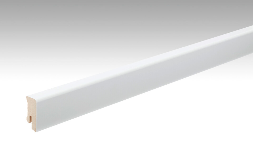 Skirting board 14 MK profile Plain white gloss DF 324