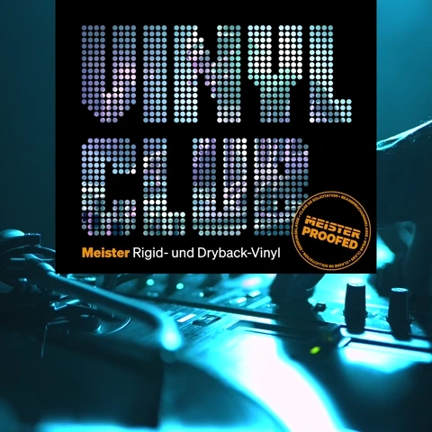 Kampagnenmotiv Vinyl Club mit Vinyl-Schallplatten