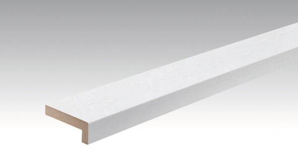 Angled cover moulding Fineline white 4017