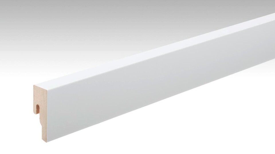 Fußleiste Profil 8 PK Weiß DF (RAL 9016) 02266