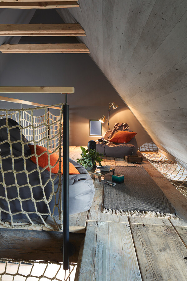 How rooms with sloped ceilings can be bright and welcoming