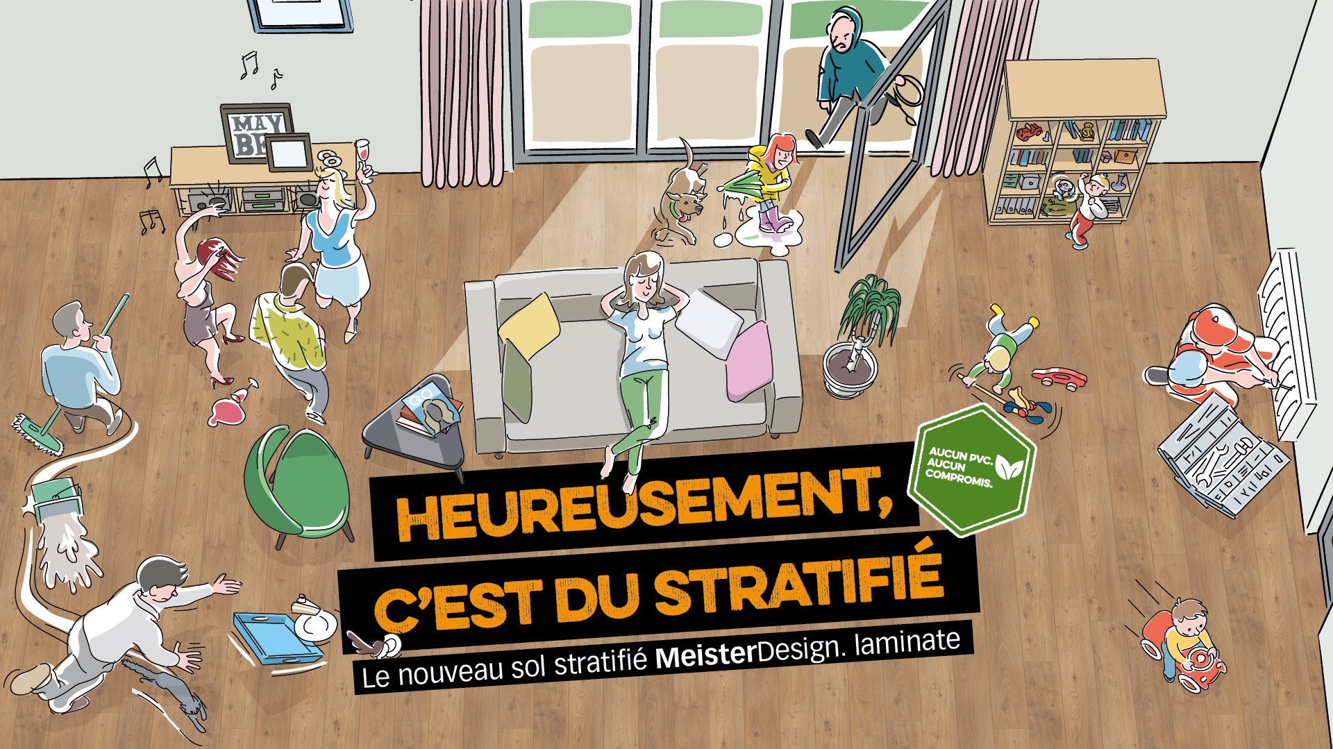 Le nouveau sol stratifié du MEISTER