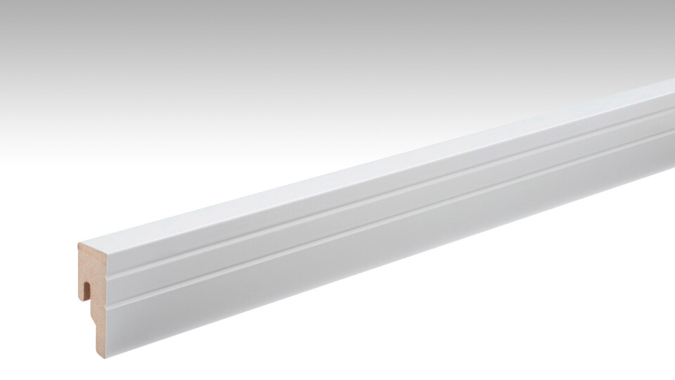 Skirting board 18 PK profile Plain white gloss DF 324