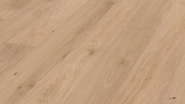 Lindura-Holzboden HD 400 205 mm Eiche lebhaft creme 08935 ultramattlackiert