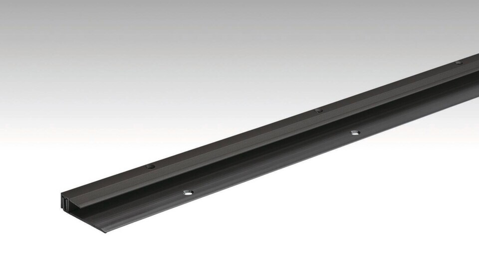 Profilé de finition Type 201 (de 6,5 à 16 mm) Noir anodisé 2510