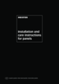 Installation and care instructions for panels_GB