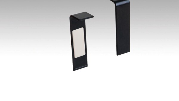 Eckensystem Profil 15 MK | 20 PK Verbindungsstück (selbstklebend) Schwarz 02039