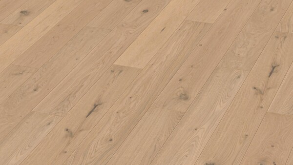 Parquet flooring MeisterParquet. longlife PS 300 Authentic cream oak 09020 ultra matt lacquered