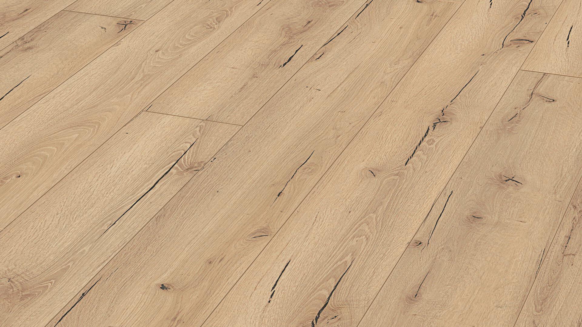 Laminate flooring MeisterDesign. laminate LL 150 Light cracked oak 6258