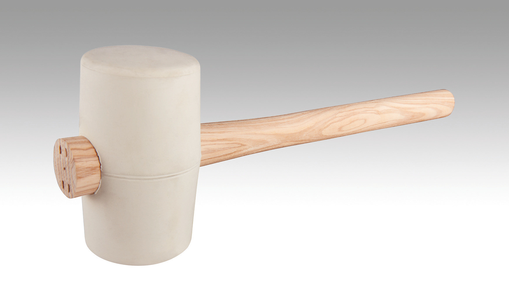 weißer Gummihammer für die Verlegung von MeisterDesign. life Verlegewerkzeug weißer Gummihammer