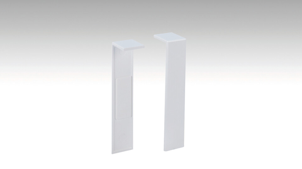 Hoeksysteem - profiel 9 PK | 19 PK Verbindingsstuk (zelfklevend) Wit 02001
