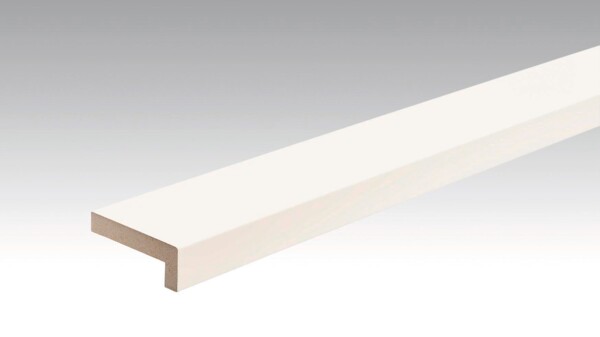 Angled cover moulding White 4038