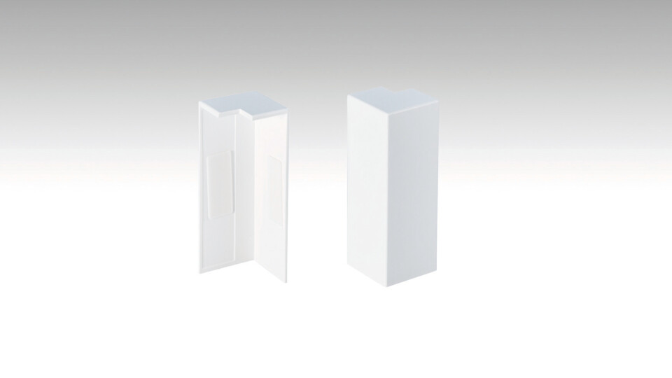 Corner system - 9 PK | 19 PK profiles External corner (self-adhesive) White 2001