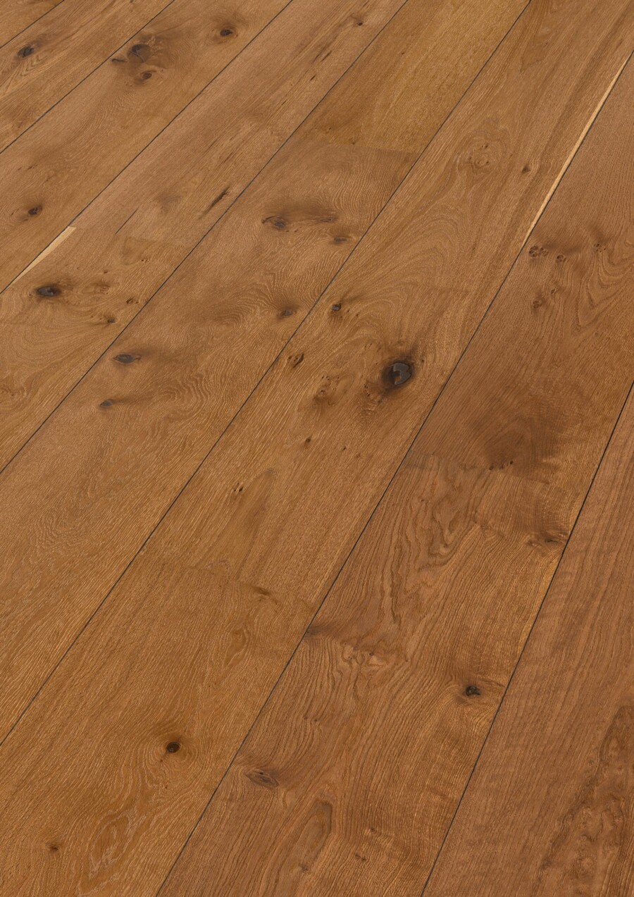 Suelo de madera Lindura Roble auténtico marrón castaño 08911 MEISTER