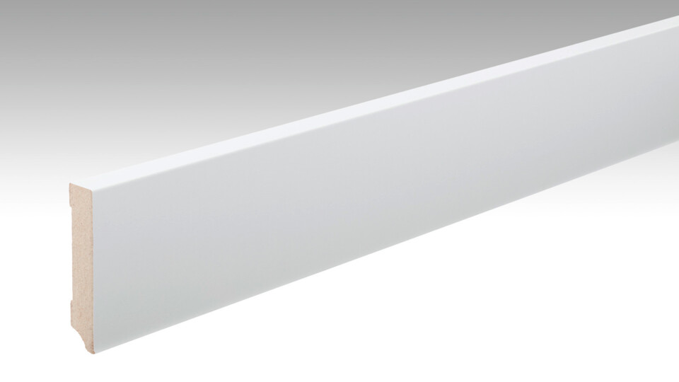 Skirting board 17 profile Plain white gloss DF 324