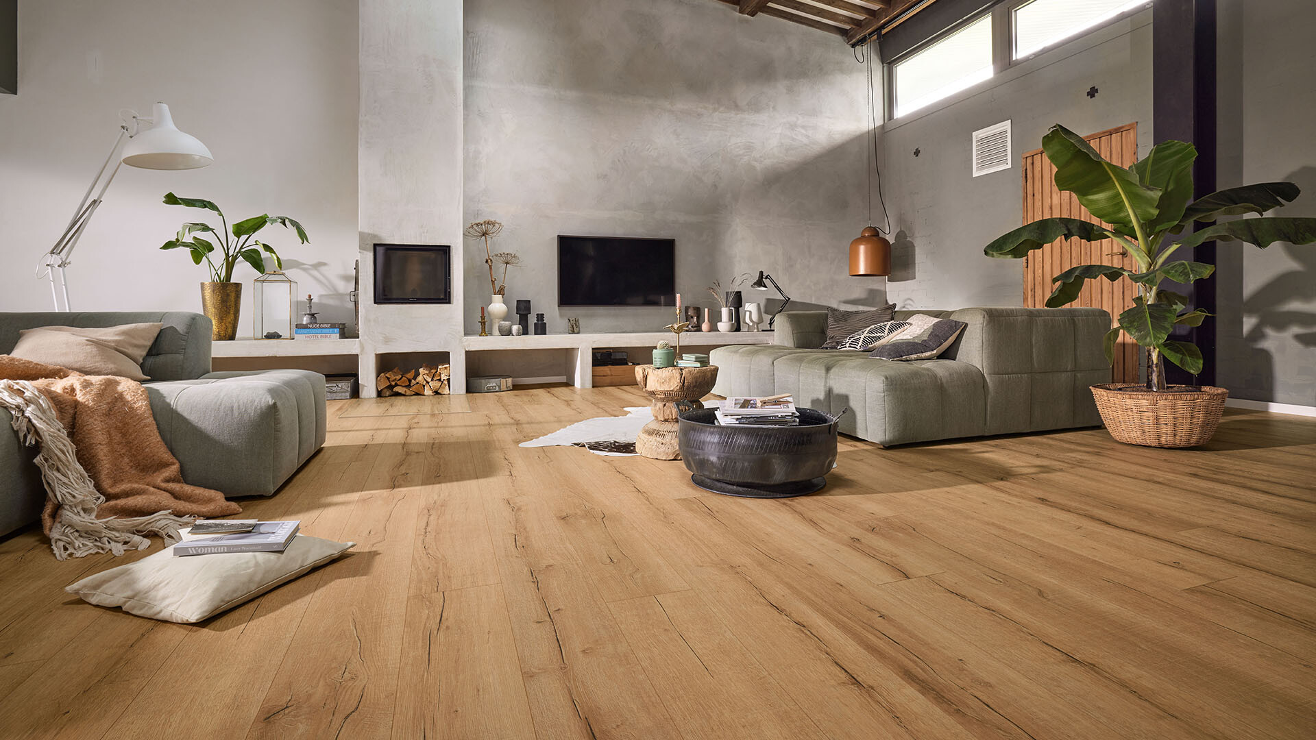 Design flooring MeisterDesign Natural old wood oak 7114