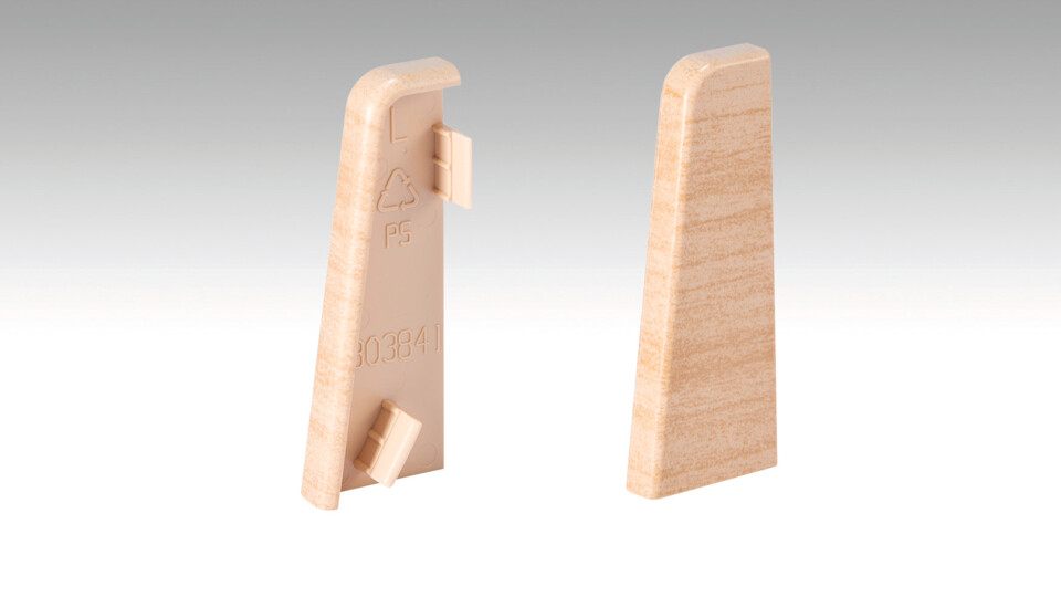 Corner system - 3 PK profile End cap Maple 2009