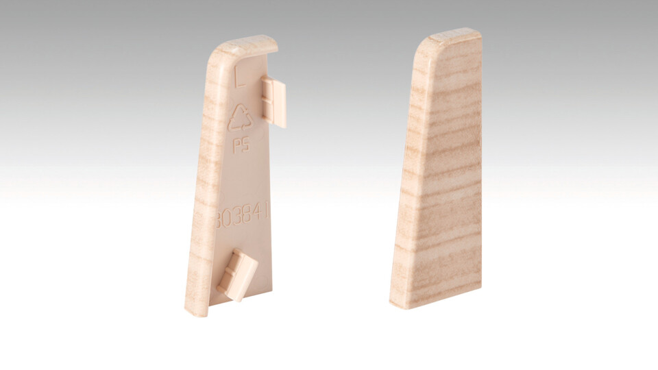 Eckensystem Profil 3 PK Endkappe Eiche hell 02034