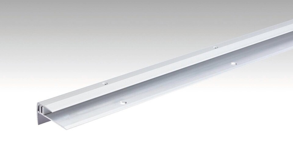 Trapkantprofiel type 2013 (7 tot 16 mm) Zilver geanodiseerd 00220