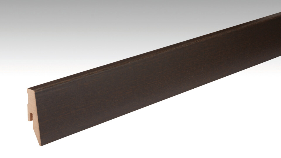 Skirting board 3 PK profile Black-brown oak 01009