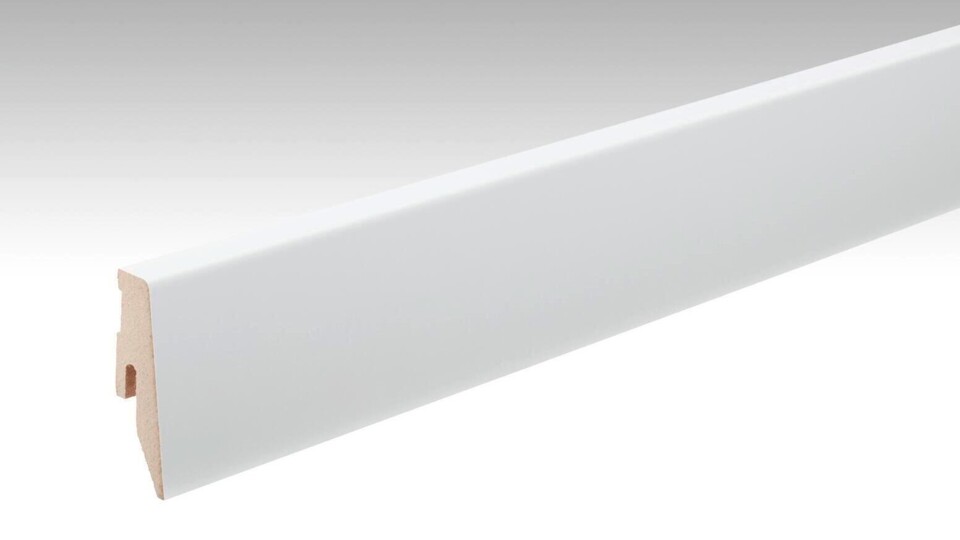 Skirting board 3 PK profile White DF (RAL 9016) 02266