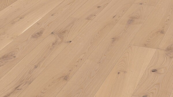 Parquet flooring MeisterParquet. longlife PD 400 Authentic cream oak 09010 ultra matt lacquered