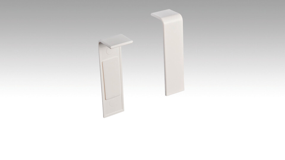 Corner system - 15 MK | 20 PK profiles Connection piece (self-adhesive) White 2001