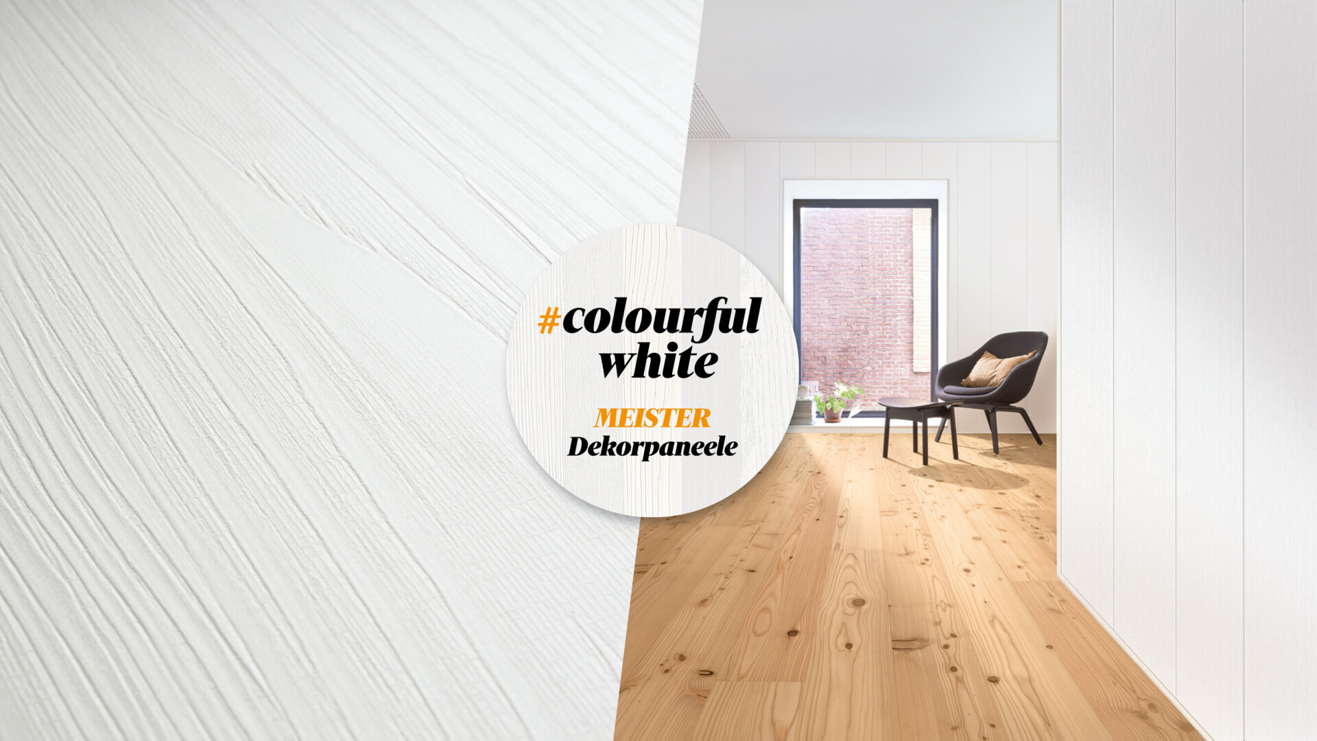 MEISTER decorative panels #colourfulwhite